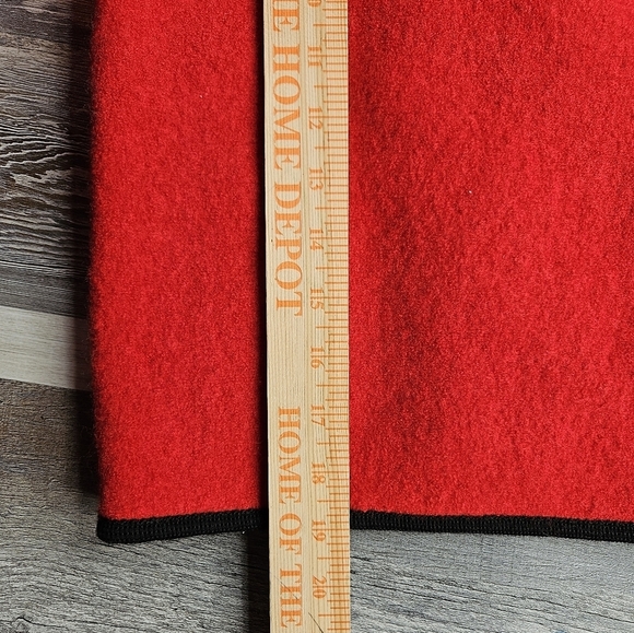 Elegance Seiler Red Jacket Cardigan Vintage Wool Cow Graphic - Picture 8 of 12